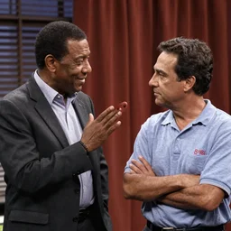 richard pryor on seinfeld, arguing with george costanza, 1 9 9 6