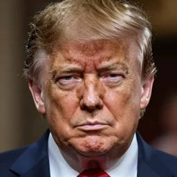 donald trump as a character from one piece, very detailed face