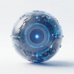advent of the technological singularity, digital artwork )