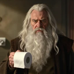Saruman complaining to Consuela about the lack of toilet paper | Family guy style