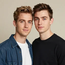 a portrait of a young gay couple by annie lievowitz