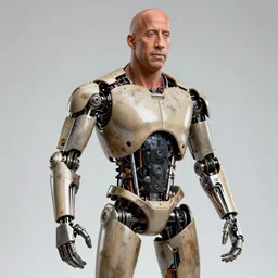 animatronic Vin Diesel, exposed mechanics, photo, Stan Winston studios, detailed, 4k