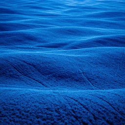 electric blue landscape