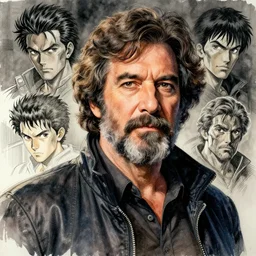 portrait, Epic robot Bob Ross, watercolor, dramatic lighting, cinematic, establishing shot, extremly high detail, foto realistic, cinematic lighting, pen and ink, intricate line drawings, by Yoshitaka Amano, Ruan Jia, Kentaro Miura, Artgerm, post processed, concept art, artstation, matte painting, style by eddie mendoza, raphael lacoste, alex ross