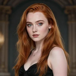 Sophie Turner as an Anime Art Style, artstation, 4k detailed