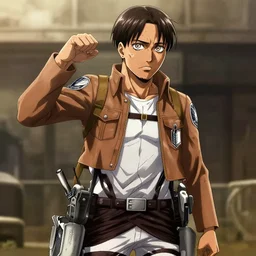 A still of Tupac Shakur in Attack On Titan Anime Series, 8k Resolution. Tupac