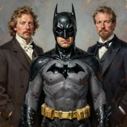 David Spade as Batman, David Spade, digital art, trending on artstation oil on canvas by J. C. Leyendecker and Edmund Blair Leighton and Charlie Bowater octane render