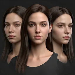 3 d render face portrait of a woman by aykut aydogdu, beeple, alena aenami, octane render