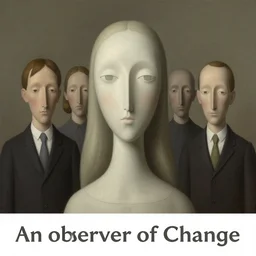 an observer of change by carrington, bosch, dali, barlowe, magritte