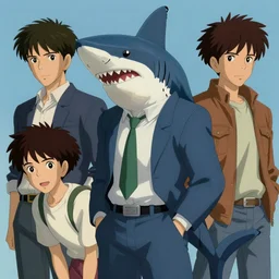 shark anthony, portrait shinkai makoto studio ghibli studio key hideaki anno sakimichan stanley artgerm lau rossdraws james jean marc simonetti elegant highly detailed digital painting artstation pixiv