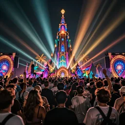 dmt, mdma, lsd super massive rave party,