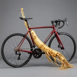 road bike made out of ginseng root