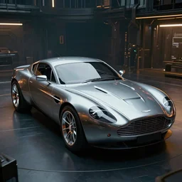 a cyberpunk 2 0 7 7 aston martin db 5 concept designed by art zhu, highly detailed, intricate, dramatic lighting,
