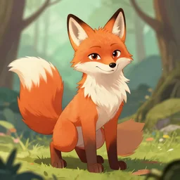 an anthropomorphic fox, fursona!!!! trending on furaffinity, by kawacy