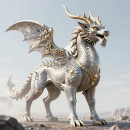 a beautiful octane render of a huge ferocious kylin mythical animals occupy the ground, surrealistic, epic, 8 k hd, light effect, unreal engine, trending on cgsociety, statue display, trending on artstation, ultra wide angle,, 3 d render, ray tracing, mechanics, hyper detailed, golden ratio, realistic physical rendering, close shot