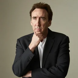 Nicolas Cage pondering his orb by Todd Lockwood