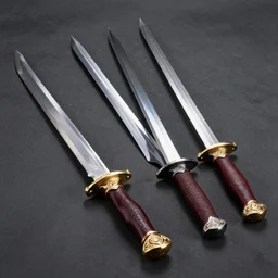 IShowSpeed three sword style, phot, high detail, high quality,