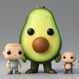 avocado pixar full body character kanye west wearing avocado animoji action figure funko pop, nendoroid, octane render, cgsociety, ufotable,, disney, pixar, 8 k, hd, dof, volumetric lighting cute, by alex ross