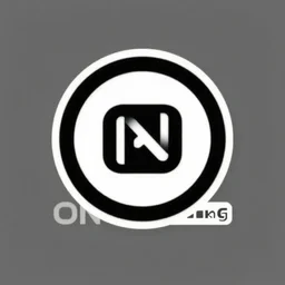black and white logo of online betting company, with no text