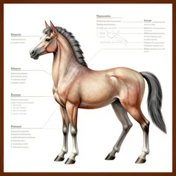 centaur anatomy reference sheet,