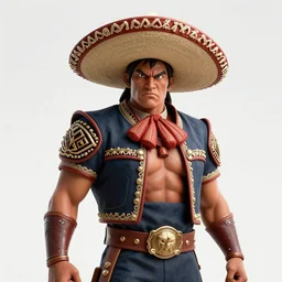 single mexican warrior, digital art, 8 k, angry, strong, the chosen one