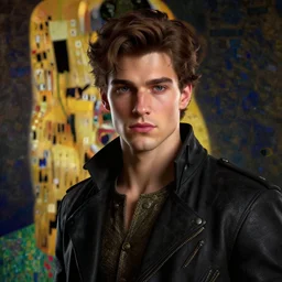 a portrait of klein moretti, a handsome young man in lord of mysteries, hyper detailed, digital art, trending in artstation, cinematic lighting, studio quality, smooth render, unreal engine 5 rendered, octane rendered, art style by klimt and nixeu and ian sprigger and wlop and krenz cushart