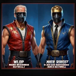 joe biden versus mitch mcconnell mortal kombat character selection screen, highly detailed, digital painting, artstation, concept art, smooth, sharp focus, illustration, art by wlop, mars ravelo and greg rutkowski