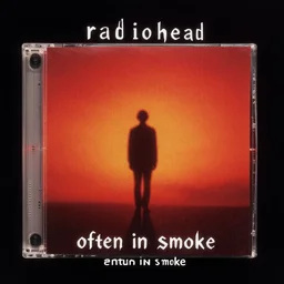 the cover of a new radiohead album titled'often in smoke'