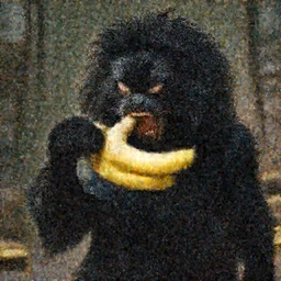 big angry black maneating bananas in the hood, 8k resolution, full HD, cinematic lighting, award winning, anatomically correct