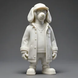 marble statue of snoop dog, 4 k trending on artstation