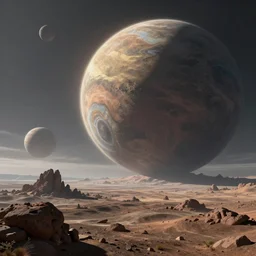of a speculative evolutionary landscape on a far distant alien planet