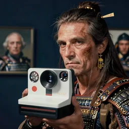 polaroid ice age Neanderthal samurai shots by Tarkovsky