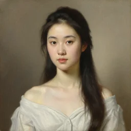 a beautiful painting of liuyifei by john everett millais and dante gabriel rossetti and john collier and john william waterhouse, preraphaelite, detailed, trending on artstation, hd, masterpiece