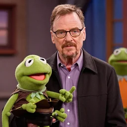 Walter White as a guest character in The Muppets\' Show