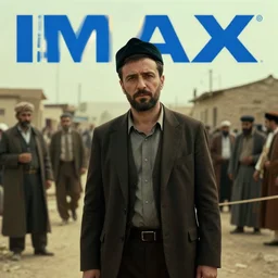 kurdish communist in a movie directed by christopher nolan, movie still frame, promotional image, imax 7 0 mm footage