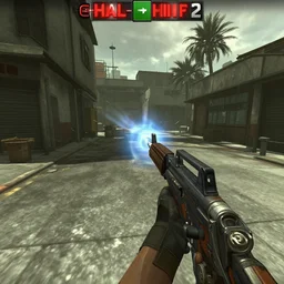 a screenshot of half - life 2 ( 2 0 0 4 ), 4 k hd