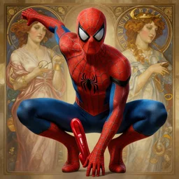 spiderman, highly detailed, digital painting, artstation, concept art, smooth, sharp focus, illustration, unreal engine 5, 8 k, art by artgerm and greg rutkowski and alphonse mucha
