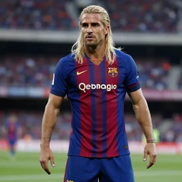 xavi hernandez from barcelona as geralt of rivia