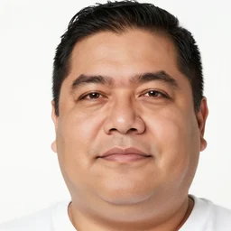 close up portrait of a middle - aged, chubby mexican man, white background, rembrandt lighting, detailed, 4 k, illustration, by kehinde wiley, kadir nelson