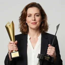award wining photograph of an over the top female socialist