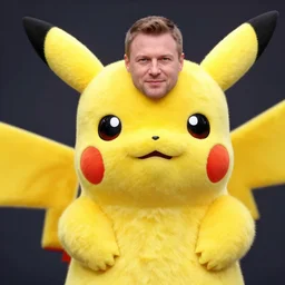 Andrzej Duda with Pikachu face