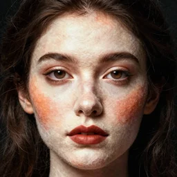 face made of felt