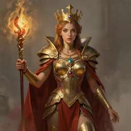 the queen of mars, art by john j park, concept art, beautiful