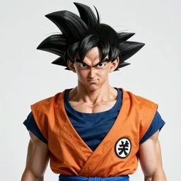 portrait photo still of real life goku from dbz from gta 4, 8 k, close up portrait, professional photograph, dslr photography