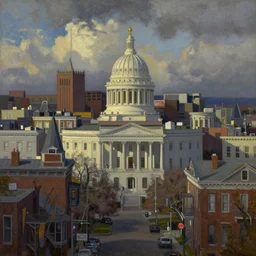 thomas kinkade paints january 6th capitol hill