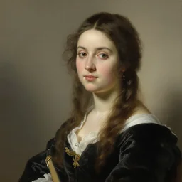 beautiful girl portrait by ary scheffer