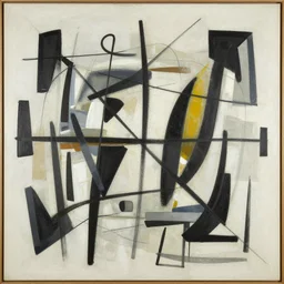 abstract art painting, lines, forms, shapes, in style of marcel duchamp, 4 k, high resolution details,