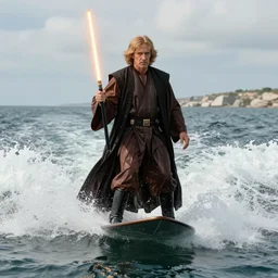 emperor palpatine from star wars water skiing
