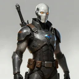 scifi mercenary, mind controlled, superhero concept art, d & d, character art, artstation