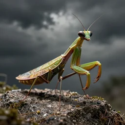 Insect Alchemy mantis. By Konstantin Razumov, highly detailded
